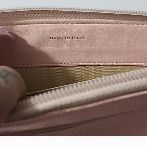 Chanel Pink  Caviar Zip Around Wallet - Picture 6 of 12